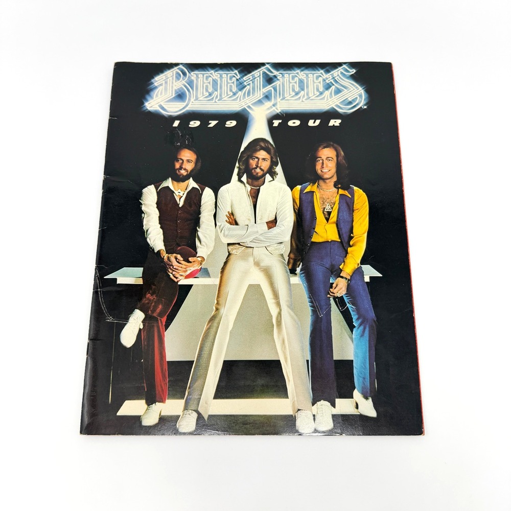 Bee Gees 1979 Spirits Having Flown Tour Concert Program Book Original 11x14